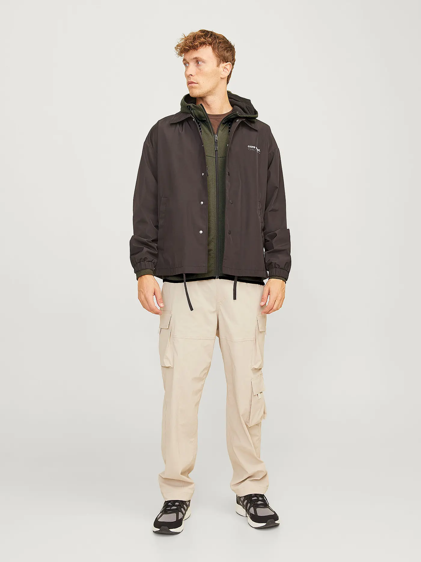 JACK & JONES | Sweatjacke JCOAIR | olive